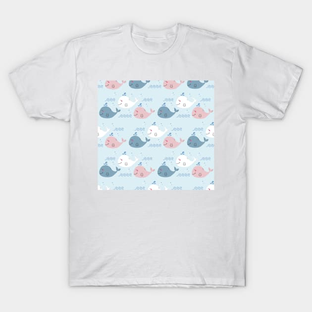 Whale kids design T-Shirt by Bomdesignz